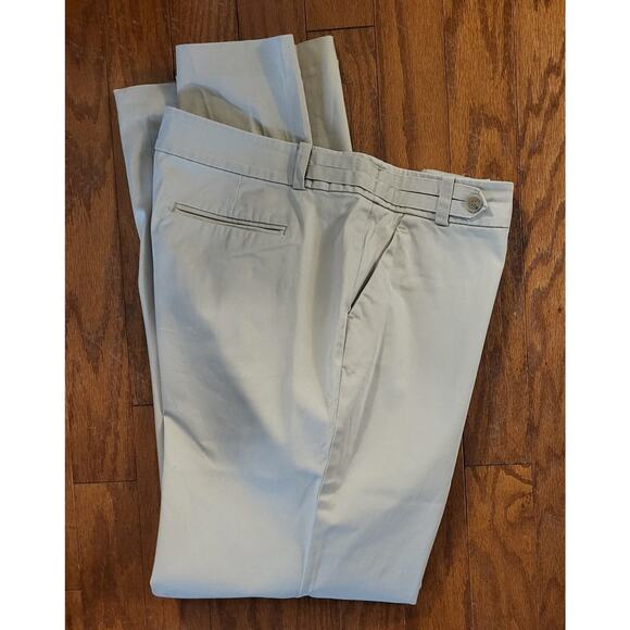 Ann Taylor LOFT Women’s Khaki Wide Leg Trousers Size 18T Tall Lightweight Chinos - Picture 5 of 13